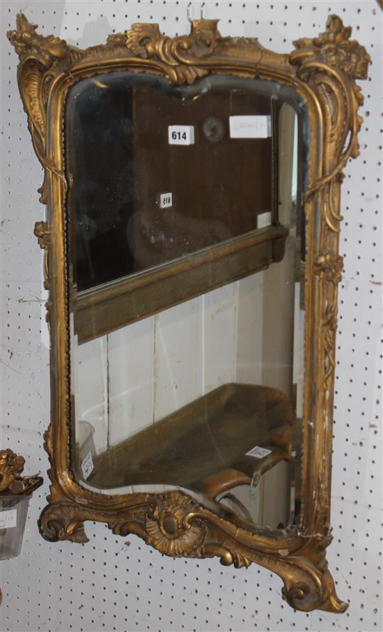 19thc giltwood wall mirror